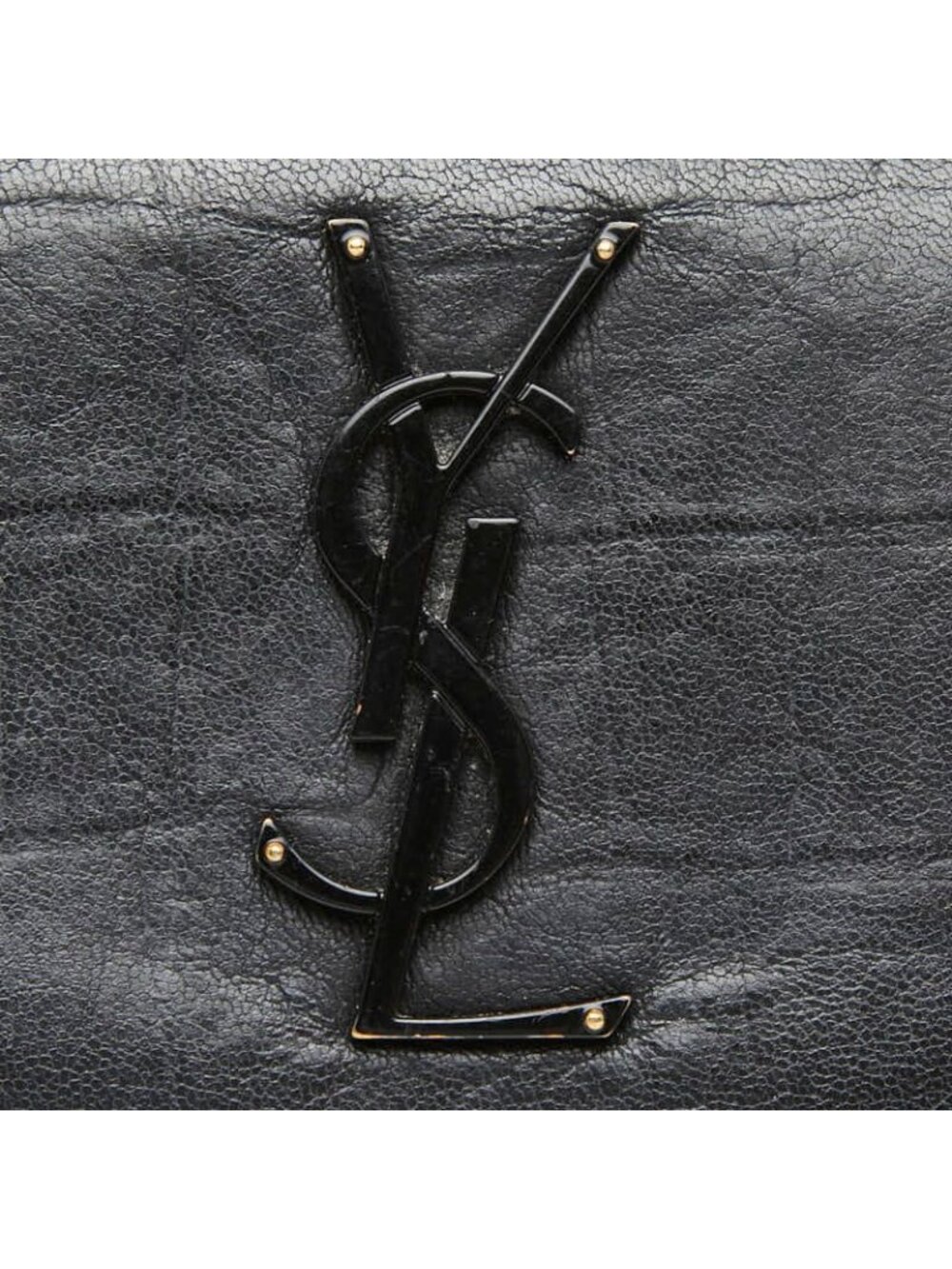 Saint Laurent YSL Logo Croco Wallet - Picture 8 of 10